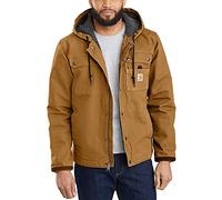Carhartt Veste de Travail en Toile Lourde Délavée avec Doublure Sherpa Coupe Décontractée Homme, Marron (Carhartt Brown), XXL