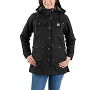 Carhartt Washed Duck, manteau femmes XS Noir Noir