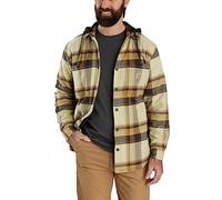 Carhartt Rugged Flex Flannel Fleece, veste en textile XXL Marron Foncé/Jaune Clair/Noir Marron Foncé/Jaune Clair/Noir