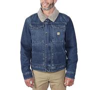 Carhartt Veste demi-saison pour homme Coupe décontractée Denim Sherpa Lined, Beech, M