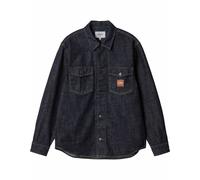 Carhartt - Veste en chemise - Lincoln Shirt Jac Rinsed Blue en Coton - Taille S - Bleu Bleu S