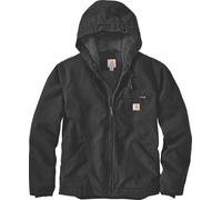 Carhartt Veste Washed Duck Relaxed Fit – doublure sherpa – Noir 2XL Homme