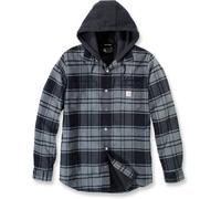 Carhartt Flannel-Fleece, chemise/veste à capuche M Gris/Gris Foncé (Elm) Gris/Gris Foncé (Elm)