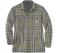 Carhartt Veste Flannel Sherpa Lined Shirt Jac Basil S
