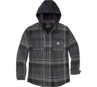 Carhartt Veste Flannel Sherpa-Lined Shirt Jac Black XXL