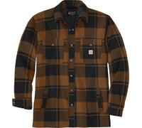Carhartt Veste Flannel Sherpa-Lined Shirt Jac Carhartt® Brown XXL
