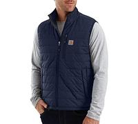 Carhartt Veste isolante légère Rain Defender, coupe décontractée Vêtements d'extérieur utilitaires de travail Homme, bleu, L