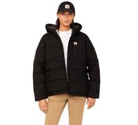 Carhartt Veste pour femme Relaxed Fit - Veste isolée avec surface imperméable et technologie Wind Fighter, Noir , L