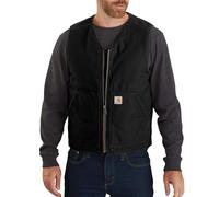 Carhartt Duck Mock Neck Gilet, noir, Taille XL
