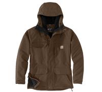 Carhartt Manteau traditionnel isolé Super Dux à coupe décontractée COAT Homme, Marron, S