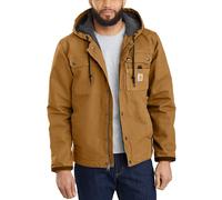 Carhartt Veste utilitaire double Sherpa en canard dlav pour homme, coupe dcontracte, marron Carhartt, moyen/grand