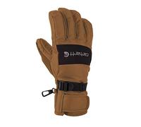 Carhartt W.B. Gants isolants imperméables et Respirants pour Homme, Marron/Noir, L