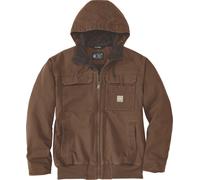 Carhartt Full Swing Washed, veste en textile L Marron Foncé Marron Foncé