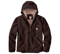 Carhartt - Washed Duck Sherpa Lined Jacket - Veste de loisirs - L - dark brown