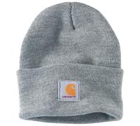 Carhartt Bonnet Watch Hat – double épaisseur, manchette repliable – gris clair – taille unique