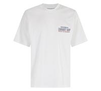 Carhartt Wip - Arcan T-shirt Blanc avec Logo - Homme - Tops - Blanc - Taille: S