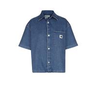 Carhartt WIP - Chemise en coton - S/S Lovilia Shirt W Stone Washed Blue pour Femme en Coton - Taille M - Bleu Bleu M