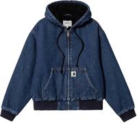 Carhartt WIP - Blouson à capuche - OG Active Jacket W Blue pour Femme en Coton - Taille M - Bleu Bleu M