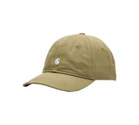 Carhartt WIP - Casquette à visière courbée en coton - Madison Logo Cap Gentle Green / White en Coton - Vert Vert