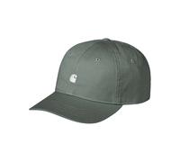 Carhartt WIP - Casquette à visière courbée en coton - Madison Logo Cap Velvet Green / White en Coton - Vert Vert