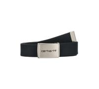 Carhartt WIP Ceinture bleu nuit / argent, Taille 75-95