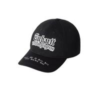 Carhartt WIP Chapeaux 'World Tour Cap Black / White' blanc, Taille 54-64