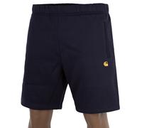 Carhartt WIP Chase Sweat Short Marine Foncé - Sweatshirt Short À Coupe Ample