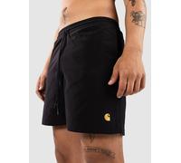 Carhartt WIP Shorts de bain 'Chase' miel / noir, Taille M