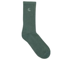 Carhartt WIP chaussettes homme vertes en coton - UNI