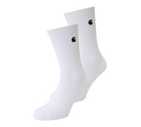 Carhartt WIP Chaussettes 'Madison' noir / blanc, Taille 41-46