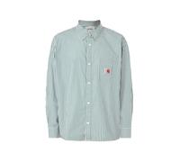 Carhartt WIP Chemise 'Daldry' jade / blanc, Taille M