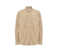 Carhartt WIP - Chemise en velours côtelé - L/S Madison Fine Cord Shirt Iroko / Wax pour Homme en Coton - Taille S - Beige Beige S