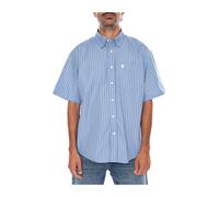 Carhartt Wip - Chemise S/S Keene - Homme - Chemises - Bleu - Taille: L