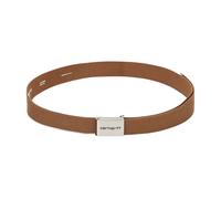Carhartt Wip - Clip Belt Chrome - Homme - Accessoires - Brun - Taille: ONE Size