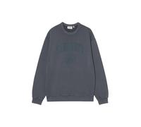 Carhartt Wip Corps de l'etang Faded Sweatweater vintage effet col rond - Deep Night lourde pierre lavee LIGHT BLUE S