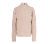 Carhartt Wip - Detroit Half Zip Sweater - Homme - Pulls - Beige - Taille: L