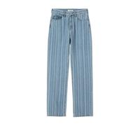 Carhartt Wip, Femme, Jeans, Bleu, Taille: W27 Rylan Rayé Pantalon en Denim Coupe Large