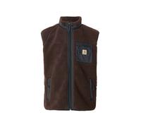 Carhartt WIP Gilet 'Prentis' chocolat / noir, Taille XL