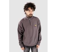 Carhartt WIP Half Zip American Script Half-Zip Sweat gris
