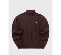 Carhartt WIP Half Zip American Script Half-Zip Sweat marron L