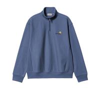Carhartt Wip - Half Zip American Script SweaT-shirt - Homme - Sweatshirts et sweats à capuche - Bleu - Taille: 2XL