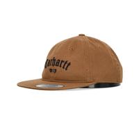 Carhartt Wip, Homme, Accessoires, Brun, Taille: ONE Size Casquette Visière Plate Onyx Marron/Noir Homme