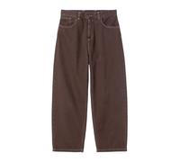 Carhartt Wip, Homme, Jeans, Brun, Taille: L Pantalon Denim Jambe Large Pierre Teintée