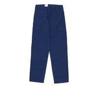 Carhartt Wip, Homme, Pantalons, Bleu, Taille: W34 L32 Pantalon cargo avec bouton et fermeture éclair