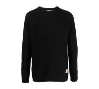 Carhartt Wip, Homme, Pulls, Noir, Taille: M Pull ras du cou avec écusson logo