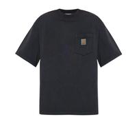 Carhartt Wip, Homme, Tops, Noir, Taille: M T-shirt avec logo