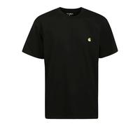 Carhartt Wip, Homme, Tops, Noir, Taille: S SS Chase T-Shirt