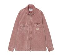 Carhartt Wip, Homme, Vestes, Rose, Taille: XL Veste Chemise en Velours Côtelé avec Fermeture Éclair