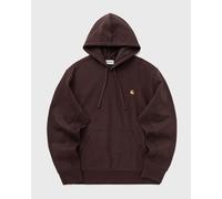 Carhartt WIP Hooded American Script Sweat men Hoodies brown taille: M