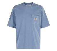 Carhartt Wip - Hudson Pocket T-Shirt - Homme - Tops - Bleu - Taille: S